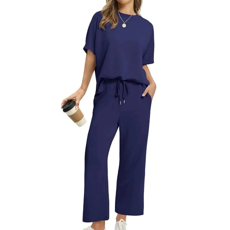 Eliza™ - Ensemble Décontracté de Haut et Pantalon