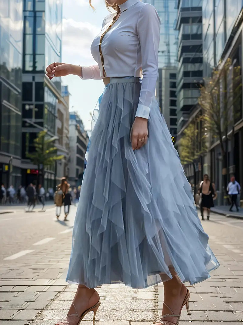 Cecil™ - Jupe Tutu en Tulle à Superpositions Élégantes