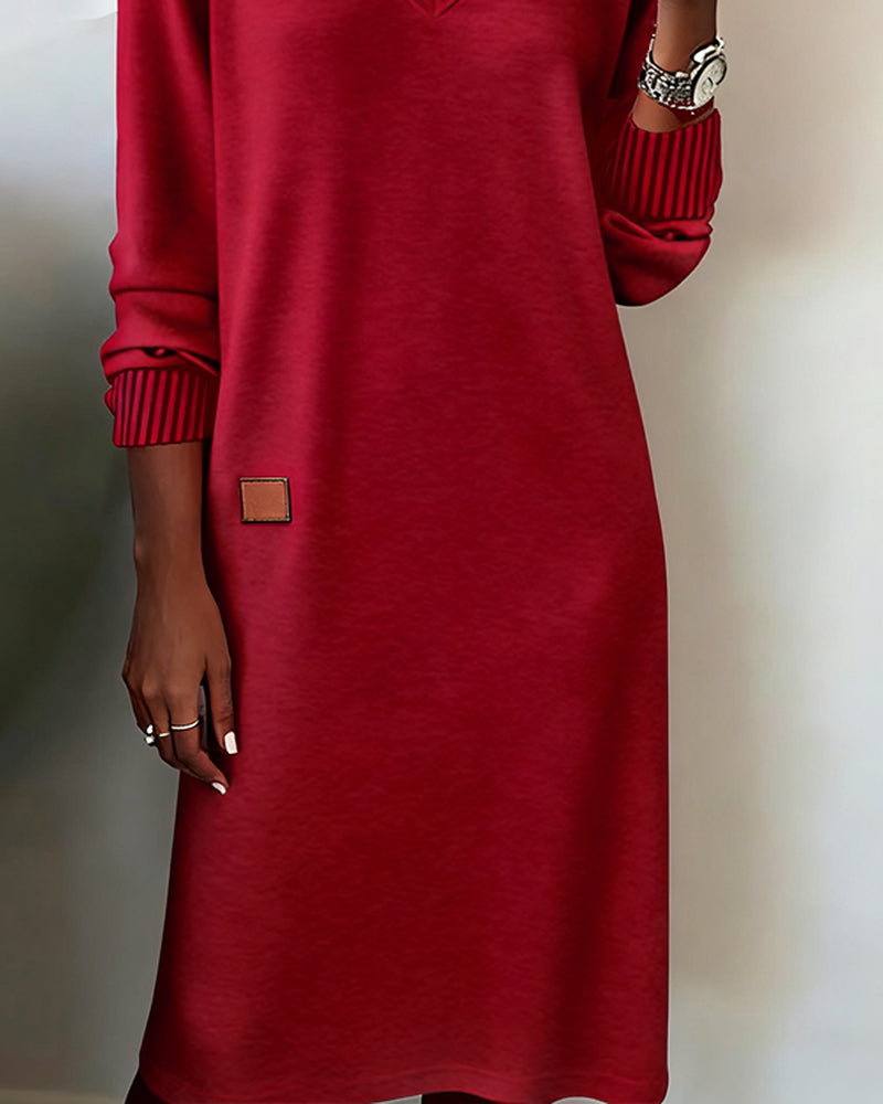 Carmen™ - Robe pull avec décolleté en V