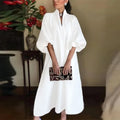 Celeste | Robe Maxi à Col Montant pour Femme