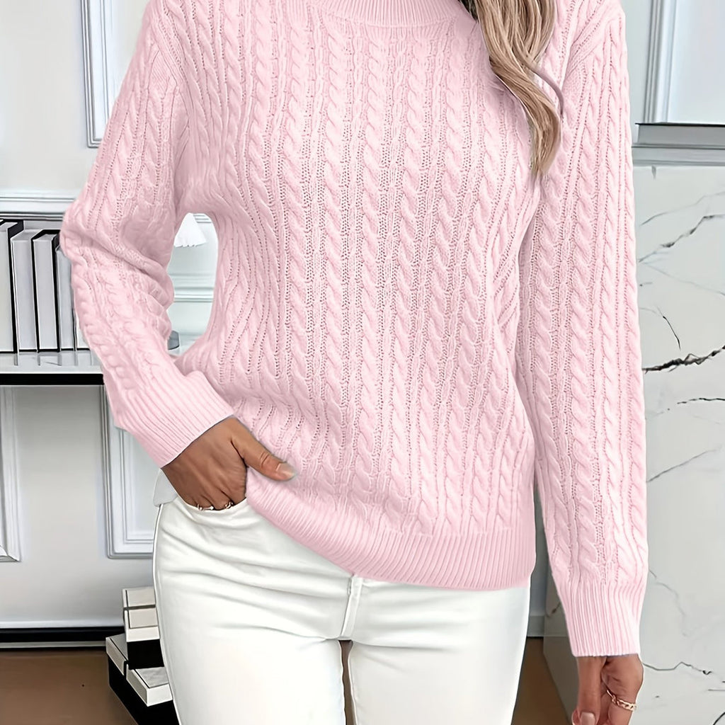 Lena | Pull en Tricot High-Low Moderne et Doux