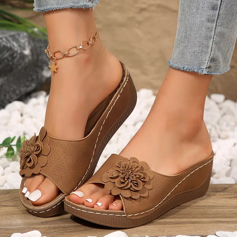 Belle™ - Sandales orthopédiques avec motif floral