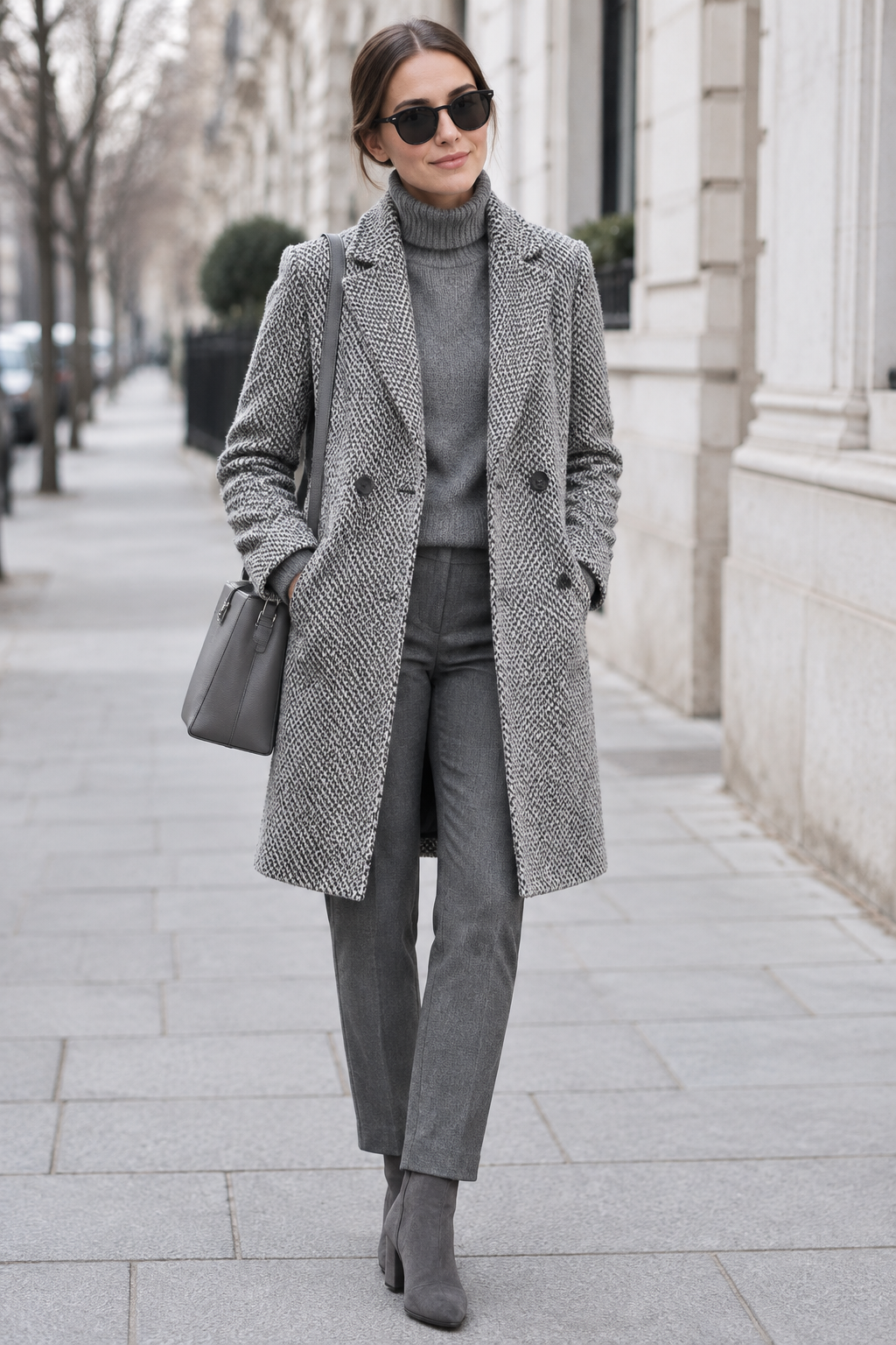 Manteau d'Hiver Long Raffiné