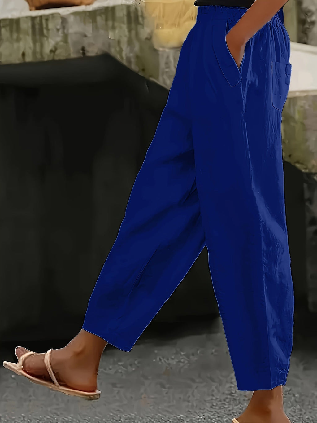 Rachel™ - Capri confortable avec ceinture élastique