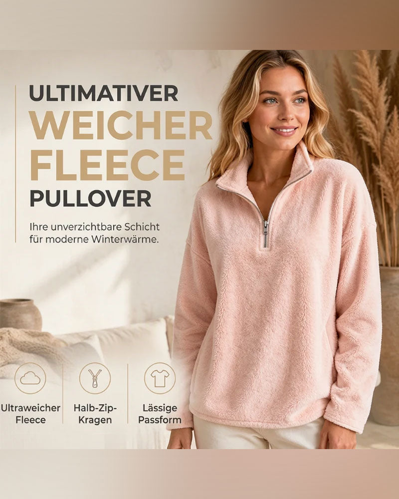 Pull Sweat à Col Montant Petit Zip