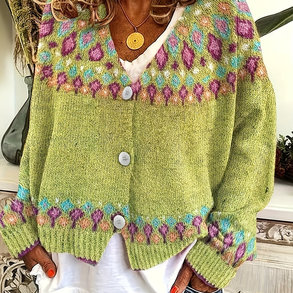 Suzanne - Gilet Boho Élégant avec Boutons