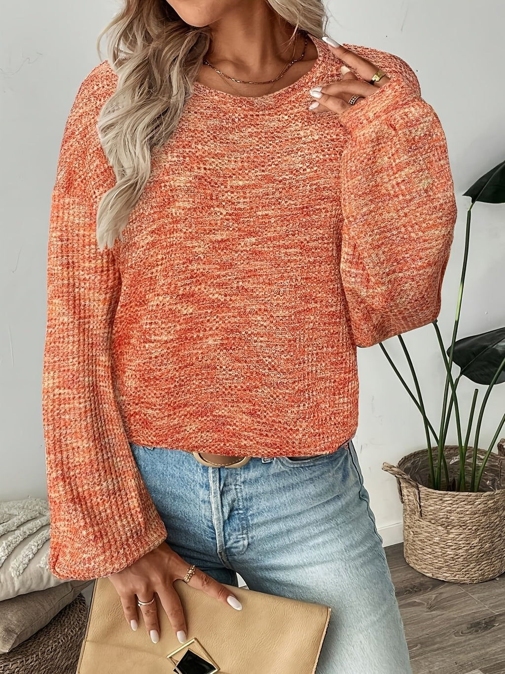 Jessika | Pull en tricot à mailles pour femmes, doux et confortable