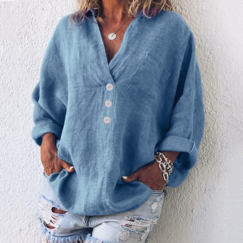 Isabelle | Pull léger et élégant pour femmes en mélange de coton et lin