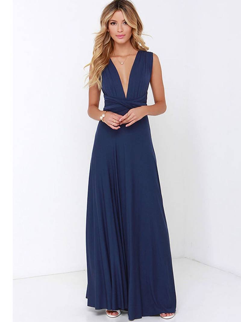 Robe Longue Convertible Pour Femmes | Idéale Pour Mariages Et Événements Formels
