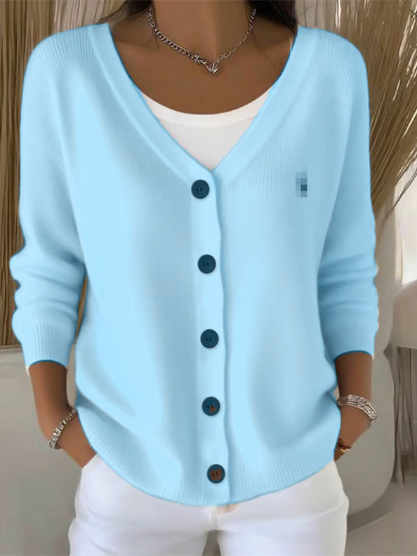 Rachel - Gilet Élégant Tricoté avec Boutons