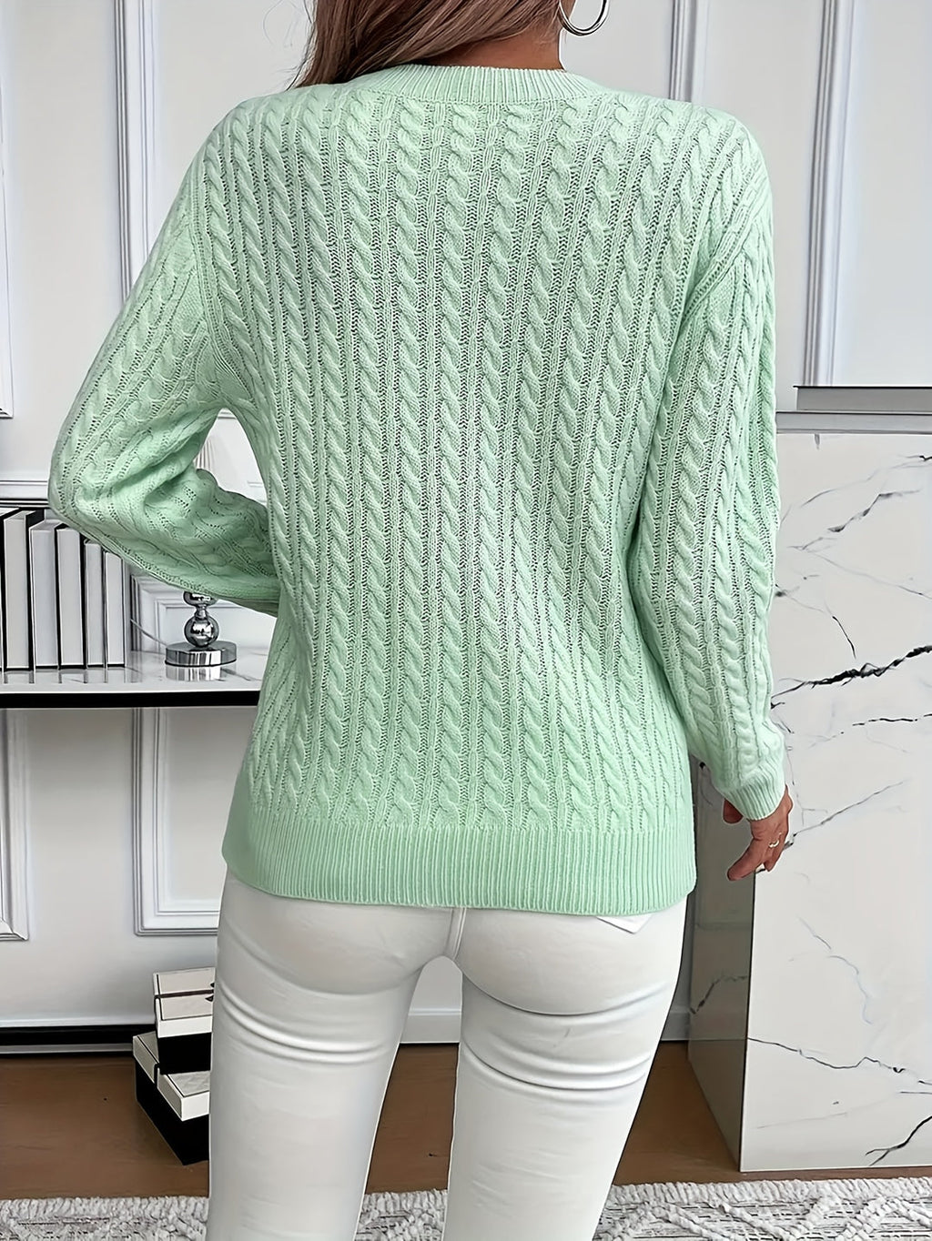 Lena | Pull en Tricot High-Low Moderne et Doux