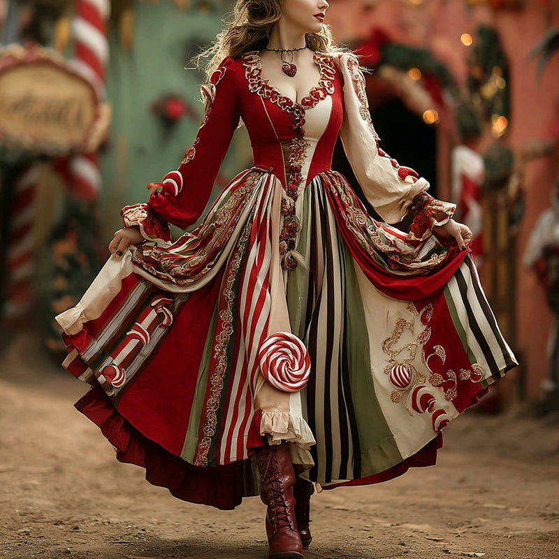Robe de style vintage intemporel