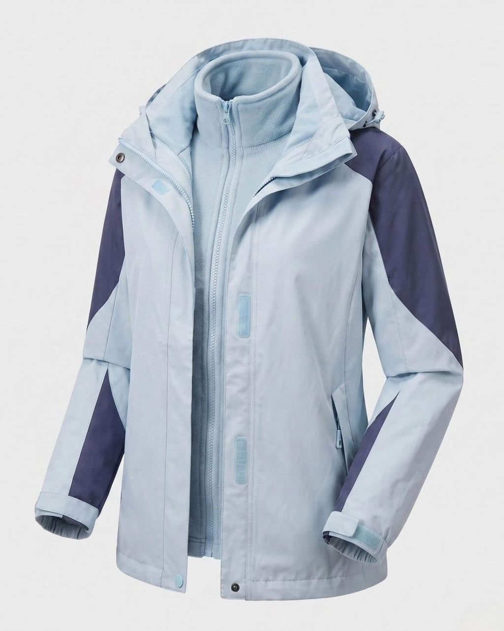 Frieda | Veste d'extérieur Softshell 2-en-1 pour femmes avec veste intérieure en polaire et capuche