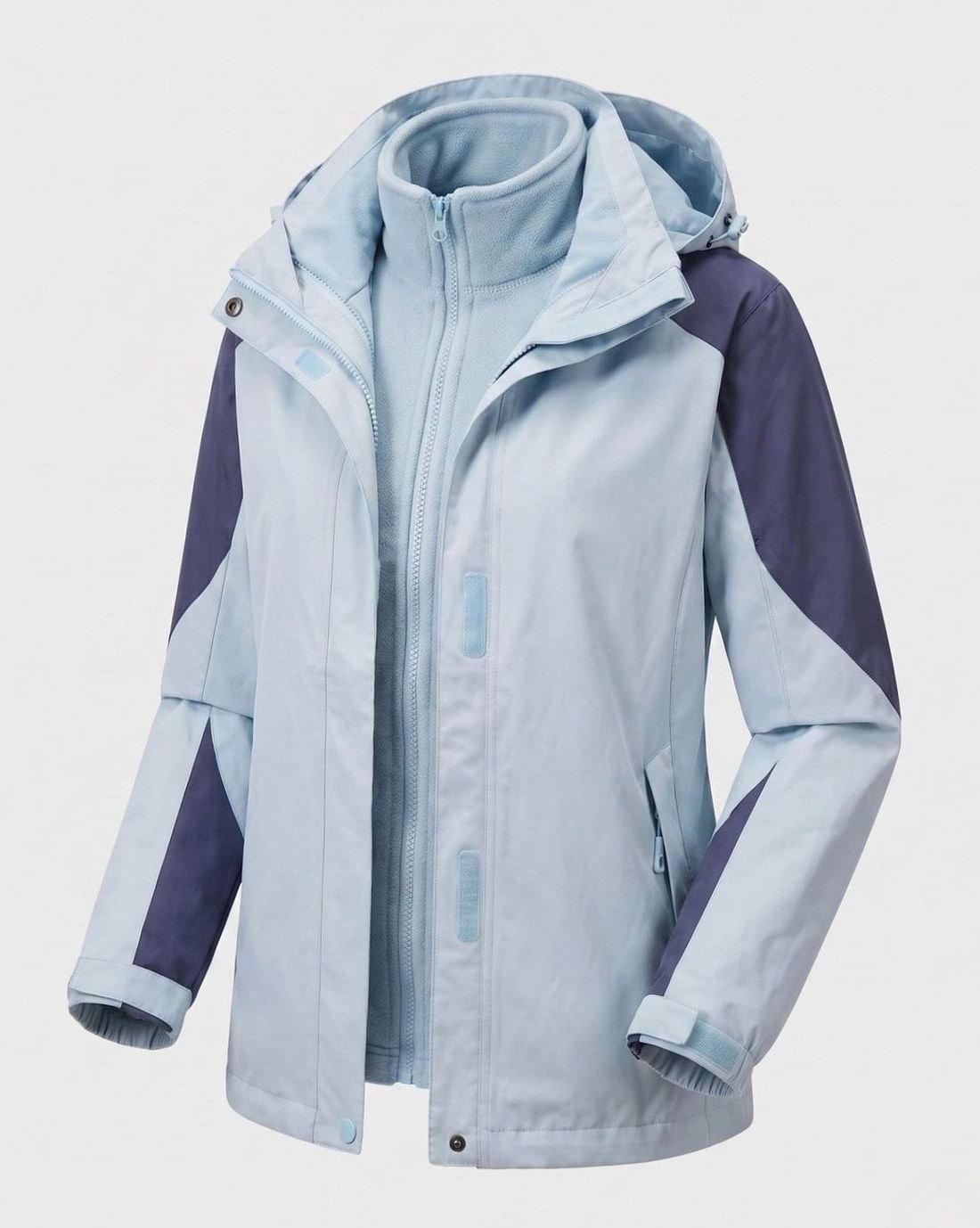 Frieda | Veste d'extérieur Softshell 2-en-1 pour femmes avec veste intérieure en polaire et capuche