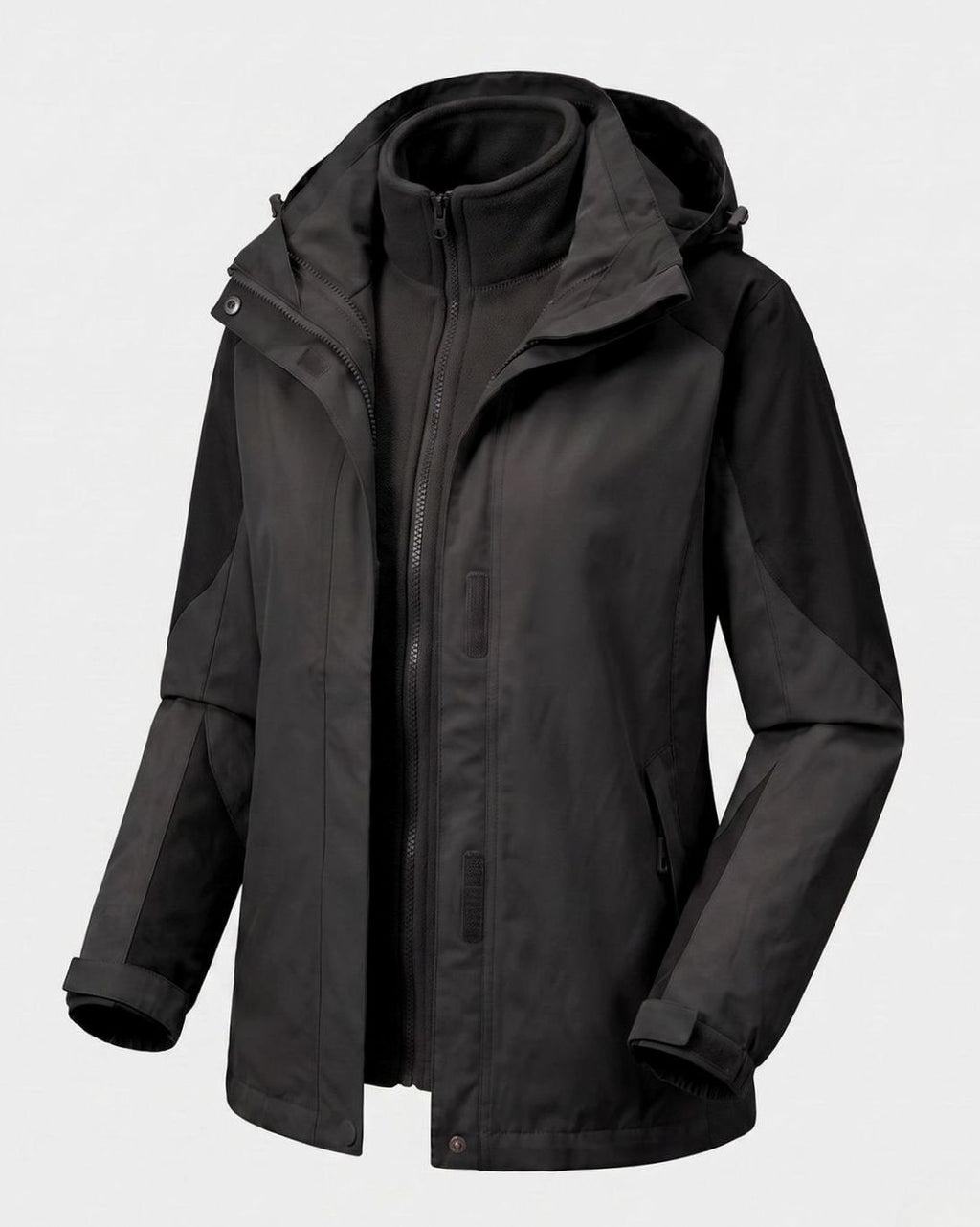 Frieda | Veste d'extérieur Softshell 2-en-1 pour femmes avec veste intérieure en polaire et capuche