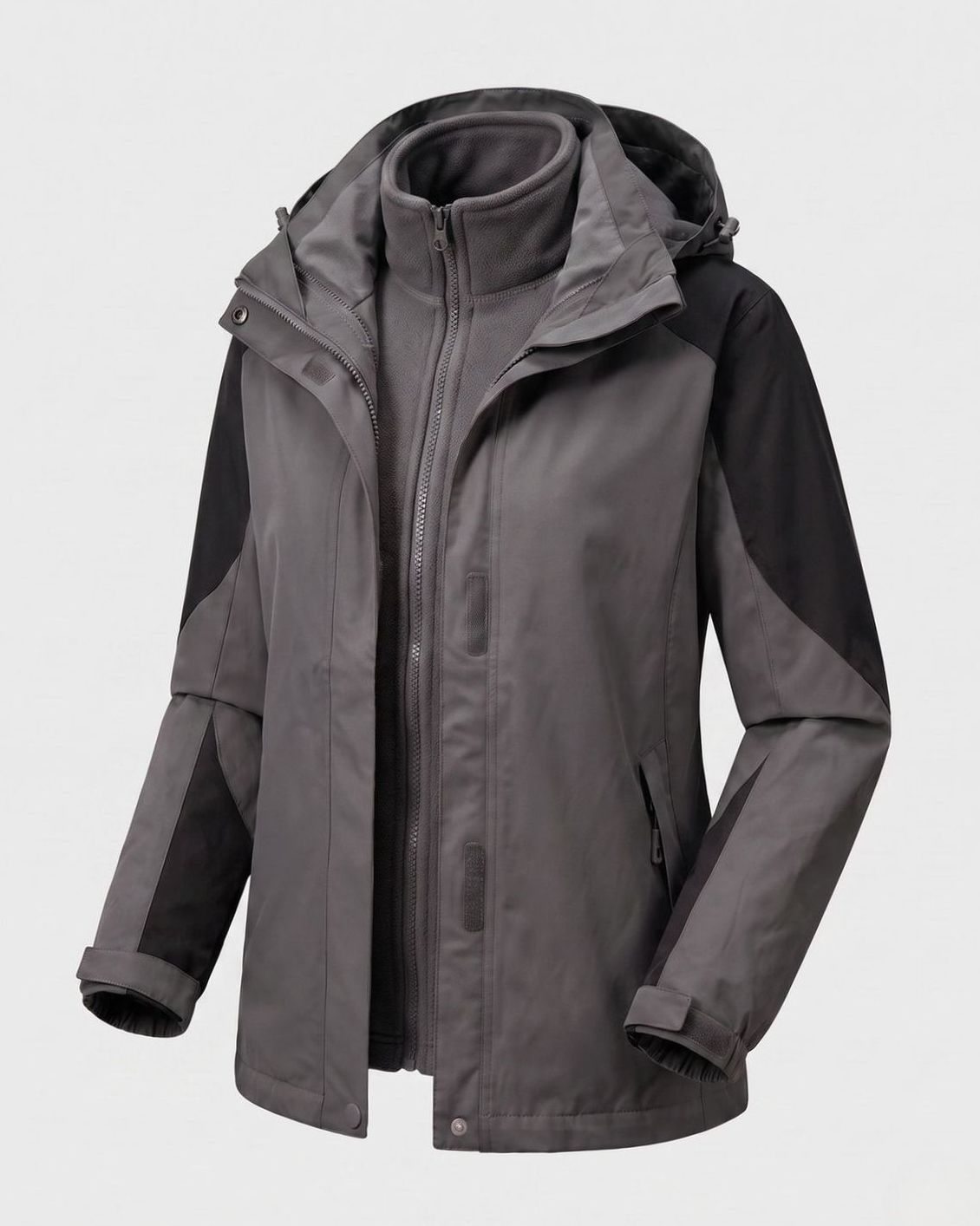 Frieda | Veste d'extérieur Softshell 2-en-1 pour femmes avec veste intérieure en polaire et capuche