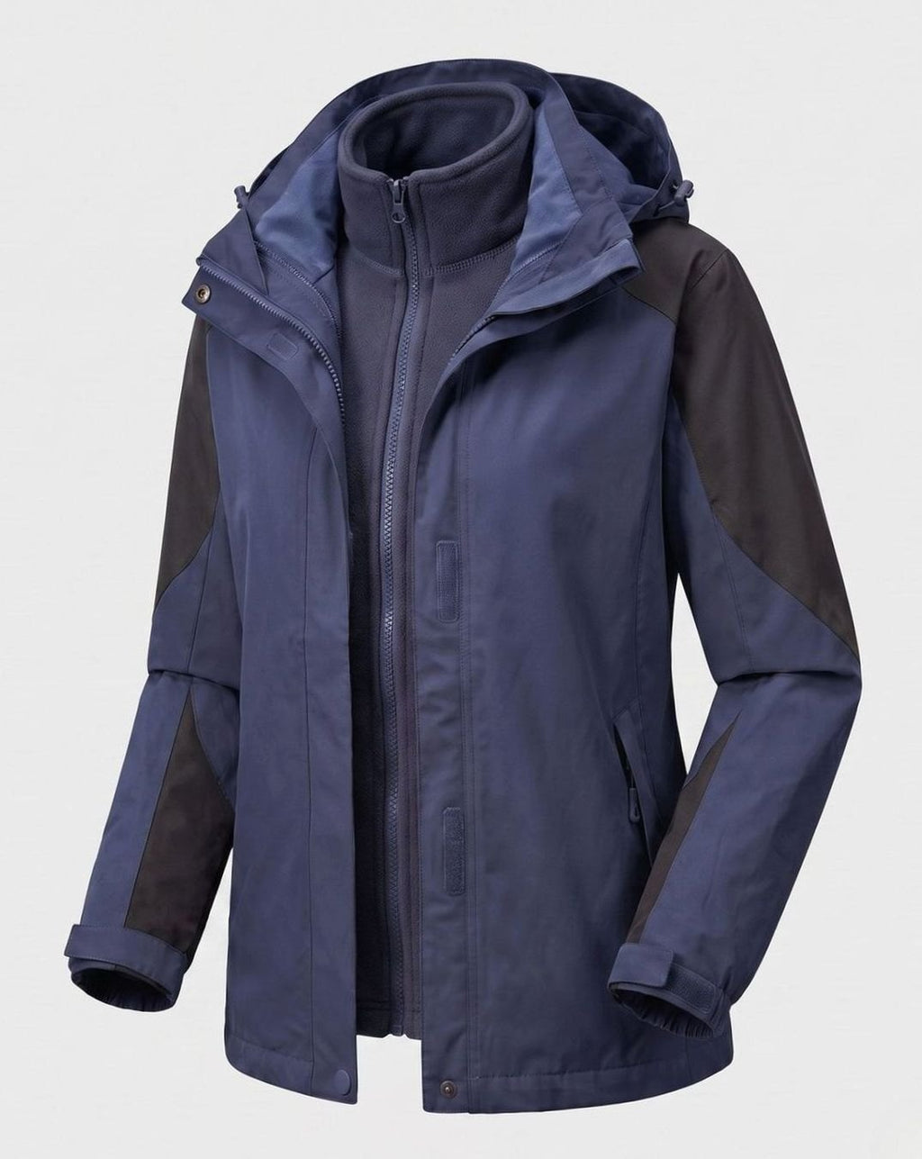Frieda | Veste d'extérieur Softshell 2-en-1 pour femmes avec veste intérieure en polaire et capuche