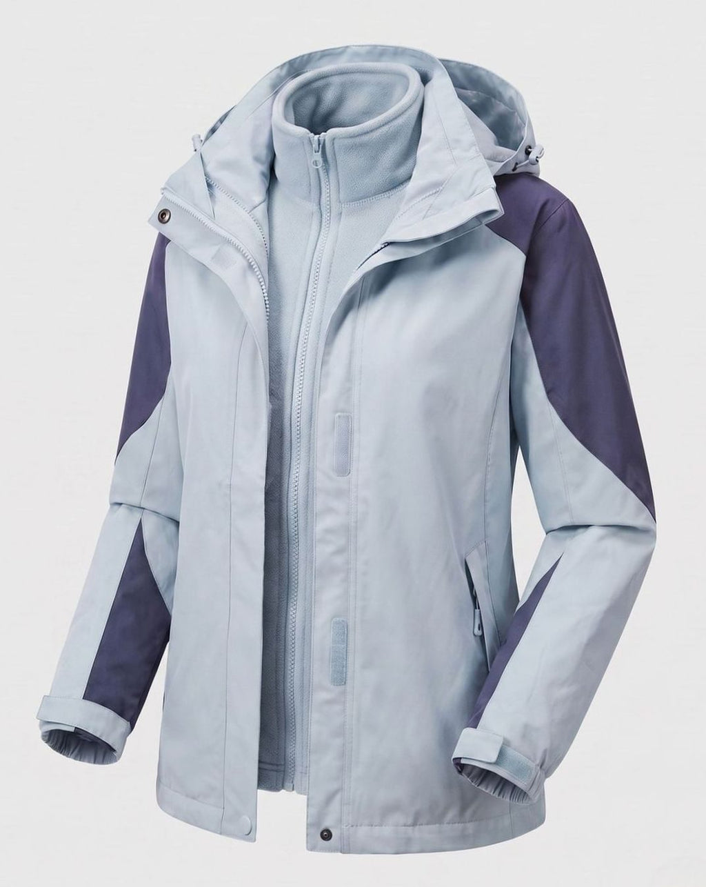 Frieda | Veste d'extérieur Softshell 2-en-1 pour femmes avec veste intérieure en polaire et capuche