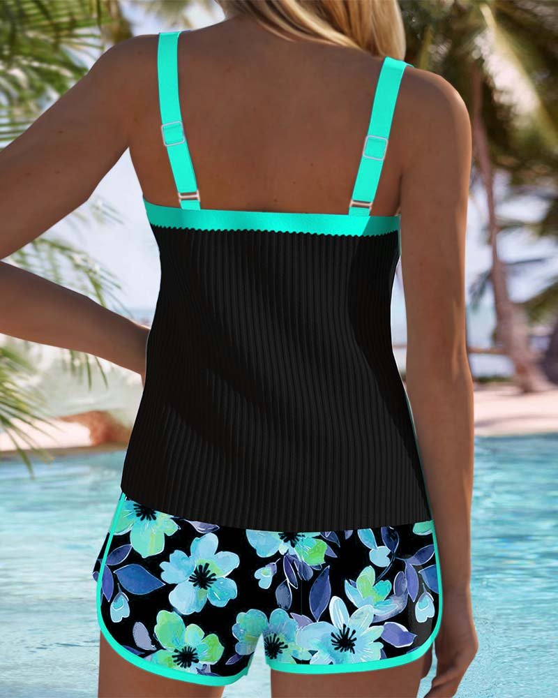 Amelie | Ensemble Tankini Fleurs Femme