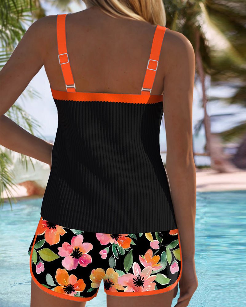 Amelie | Ensemble Tankini Fleurs Femme