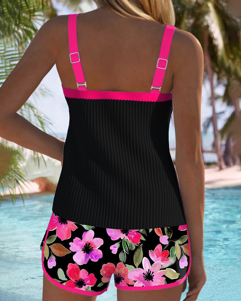 Amelie | Ensemble Tankini Fleurs Femme