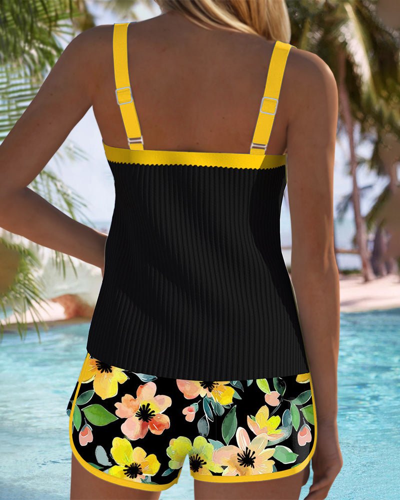 Amelie | Ensemble Tankini Fleurs Femme