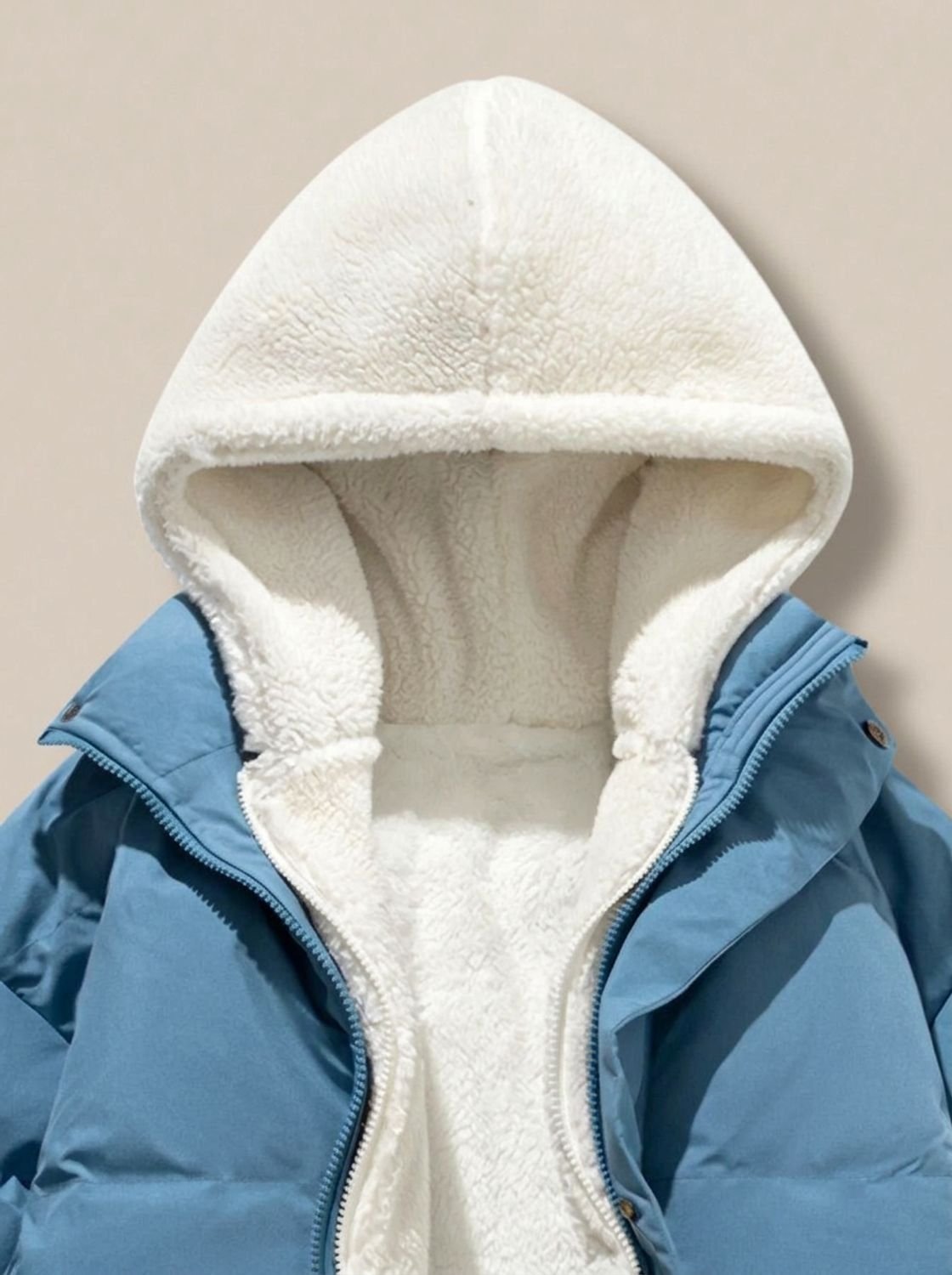 Hannah | Veste d'hiver pour femmes avec capuche et doublure en Sherpa