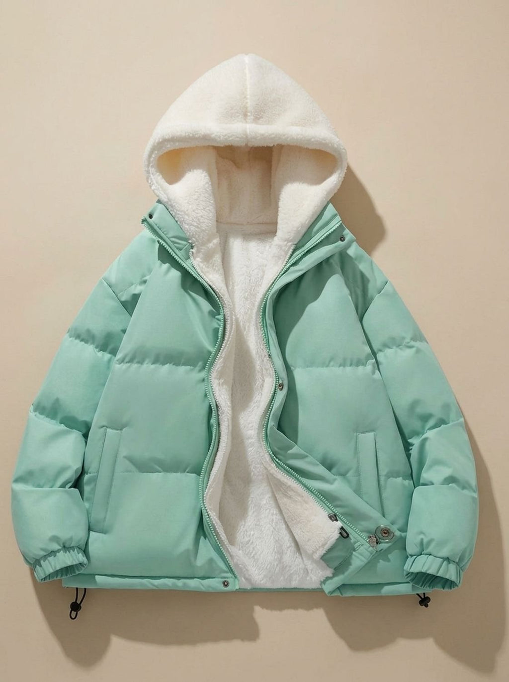 Hannah | Veste d'hiver pour femmes avec capuche et doublure en Sherpa