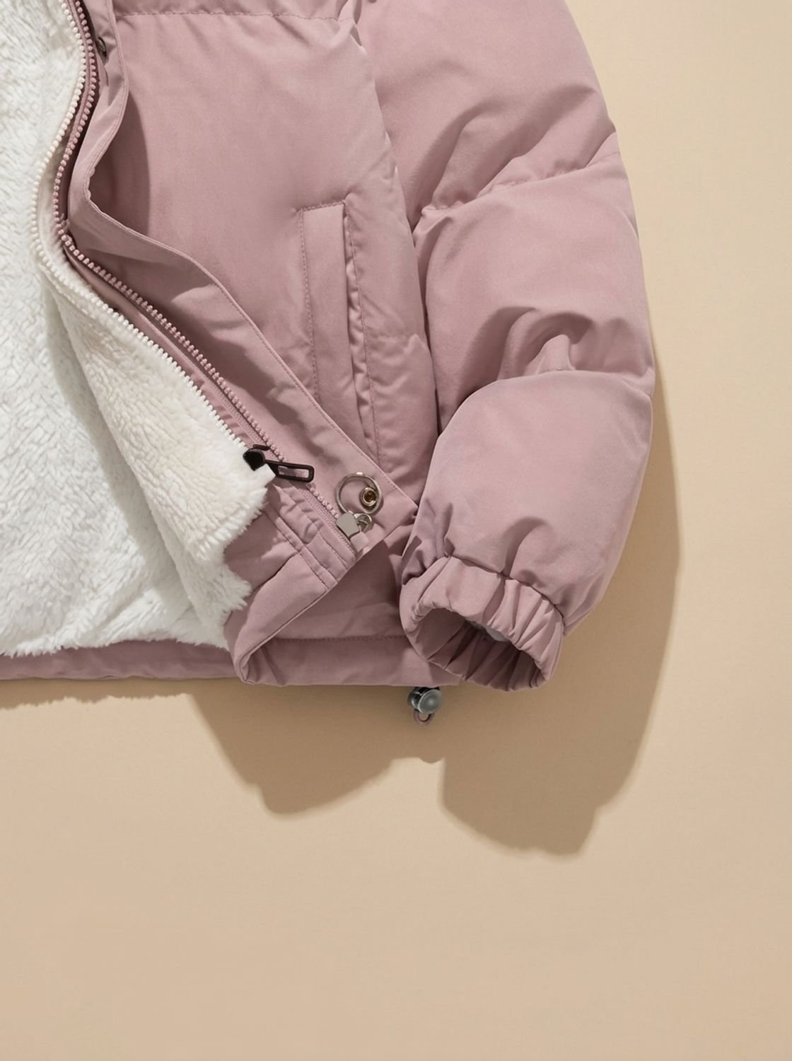 Hannah | Veste d'hiver pour femmes avec capuche et doublure en Sherpa