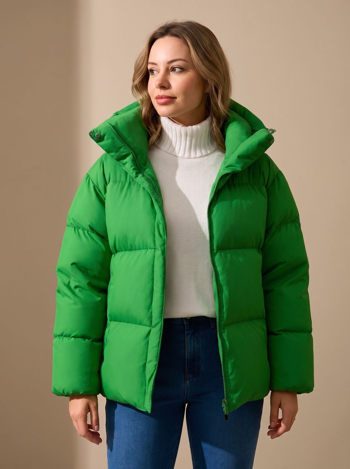 Mia | Veste d'hiver oversized pour femmes avec capuche