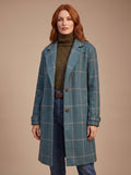 Elfriede | Manteau d'hiver élégant à carreaux pour femmes