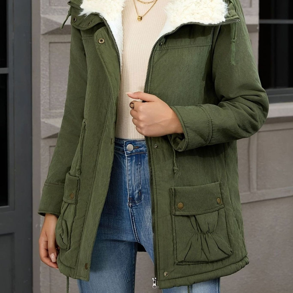 Leonie | Parka d'hiver pour femmes avec doublure et col en fausse fourrure