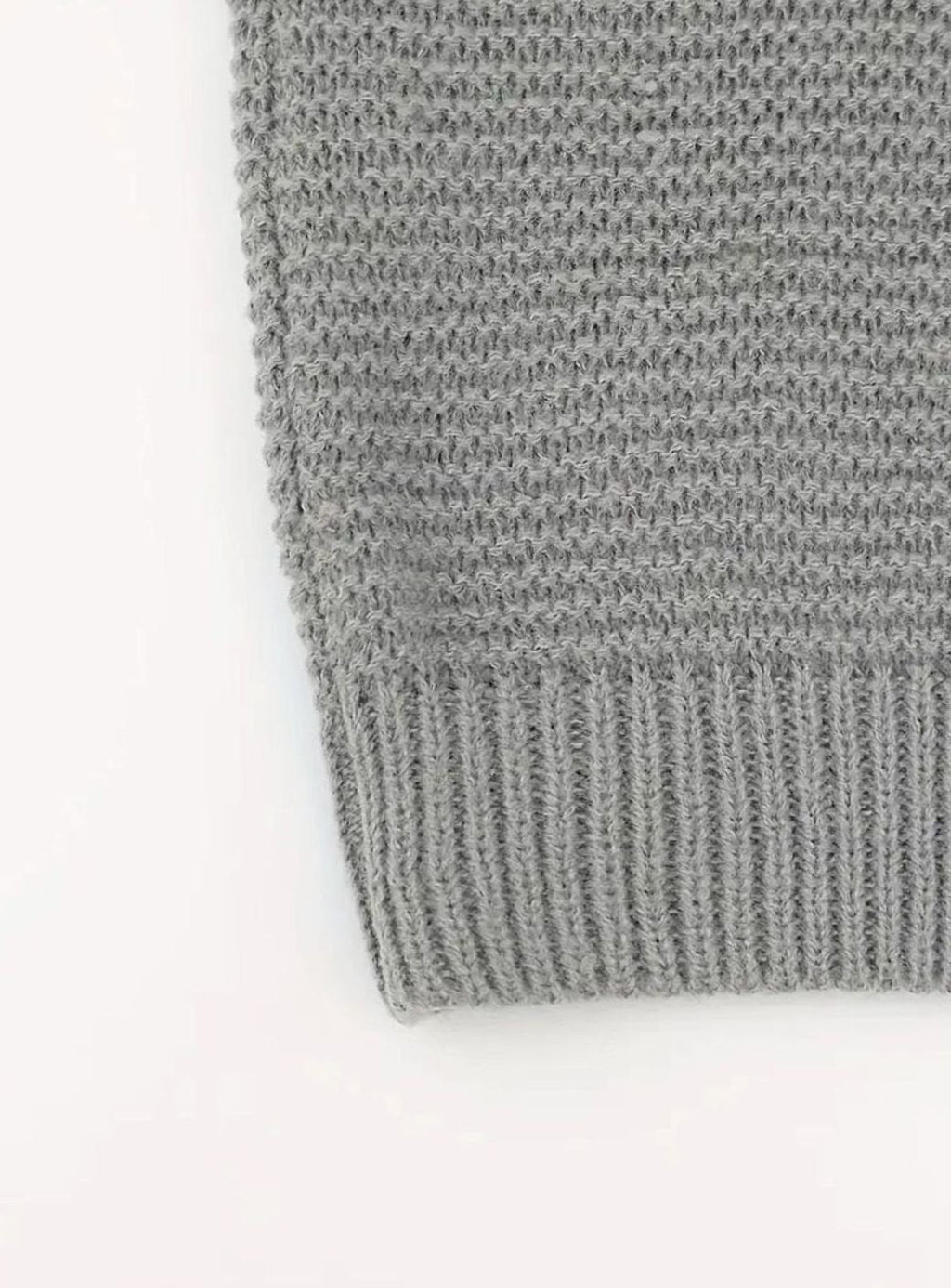 Mia | Femme Long Gilet Ouvert en Tricot avec Motif Texturé