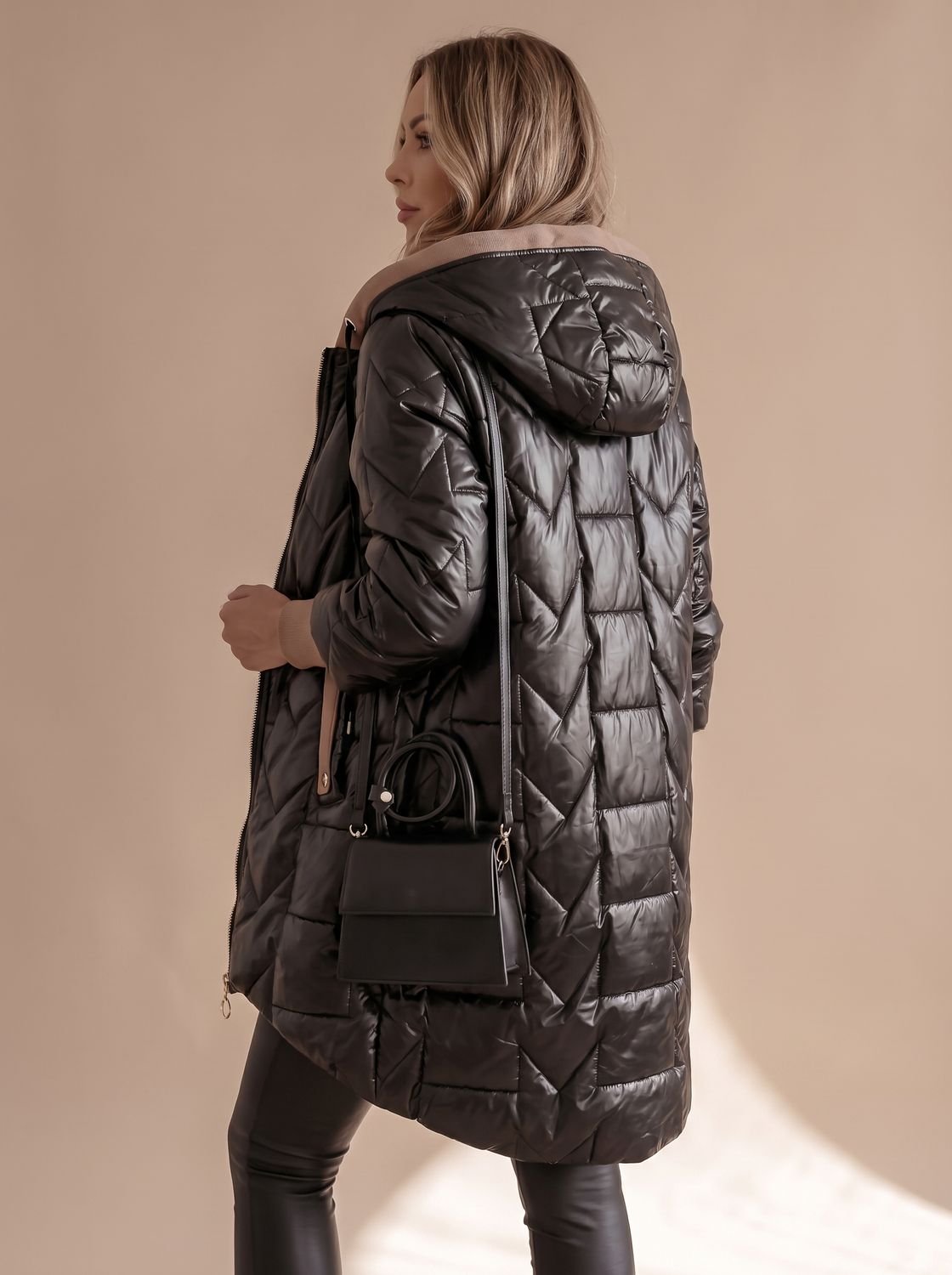 Johanna | Manteau d'hiver long pour femmes avec capuche, chaud et doublé