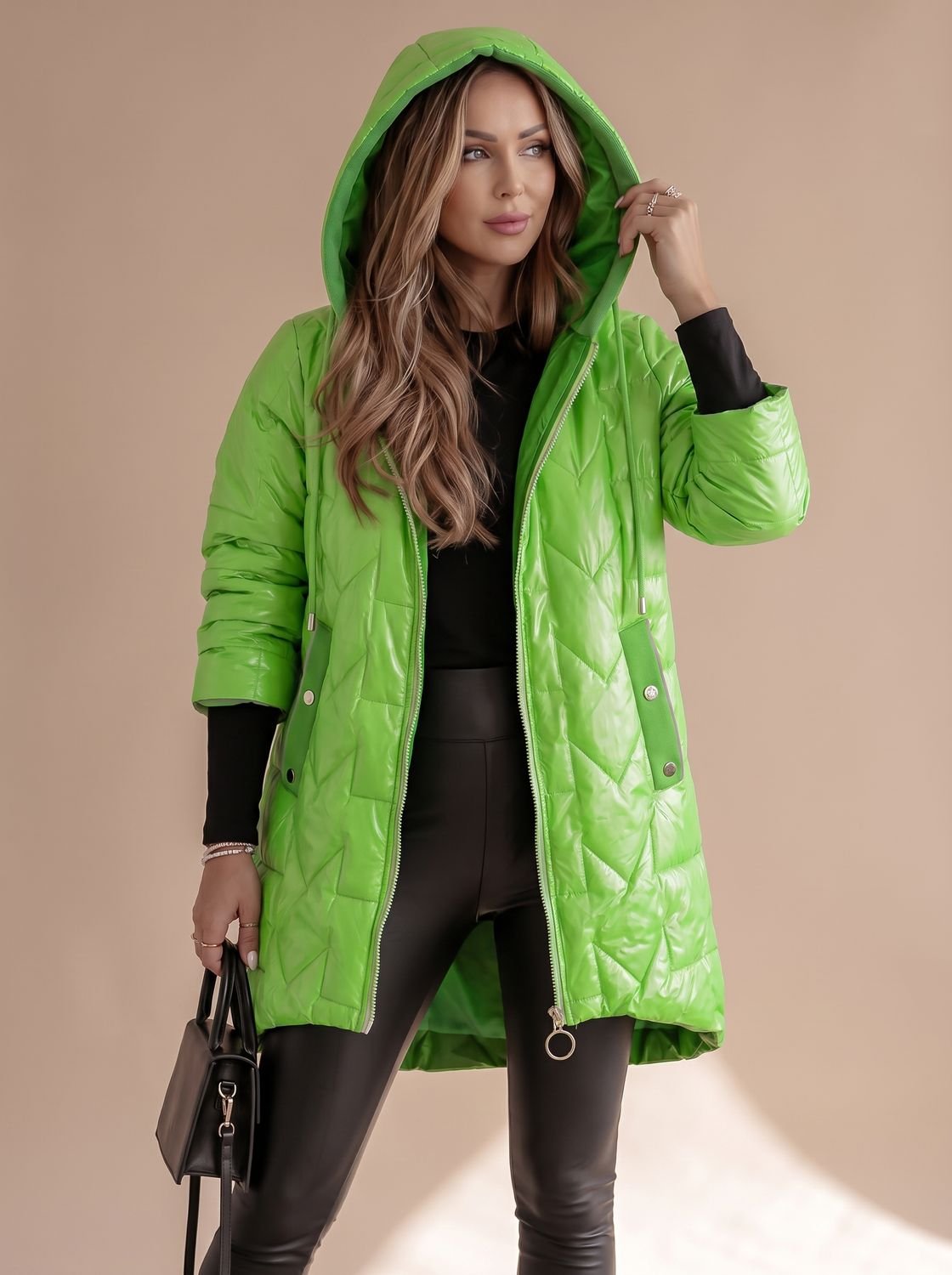 Johanna | Manteau d'hiver long pour femmes avec capuche, chaud et doublé