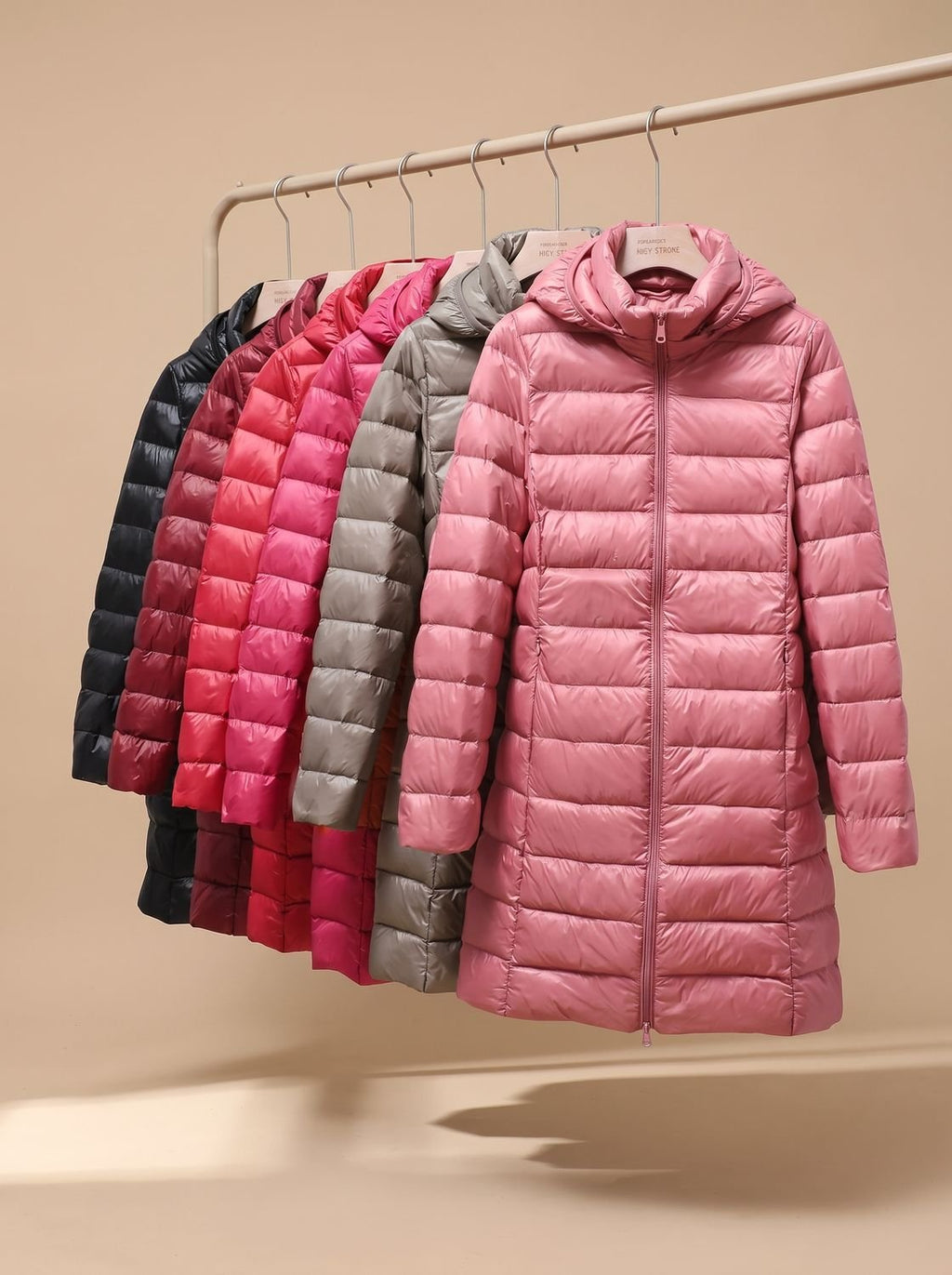 Luisa | Veste d'hiver légère matelassée pour femmes avec capuche longue