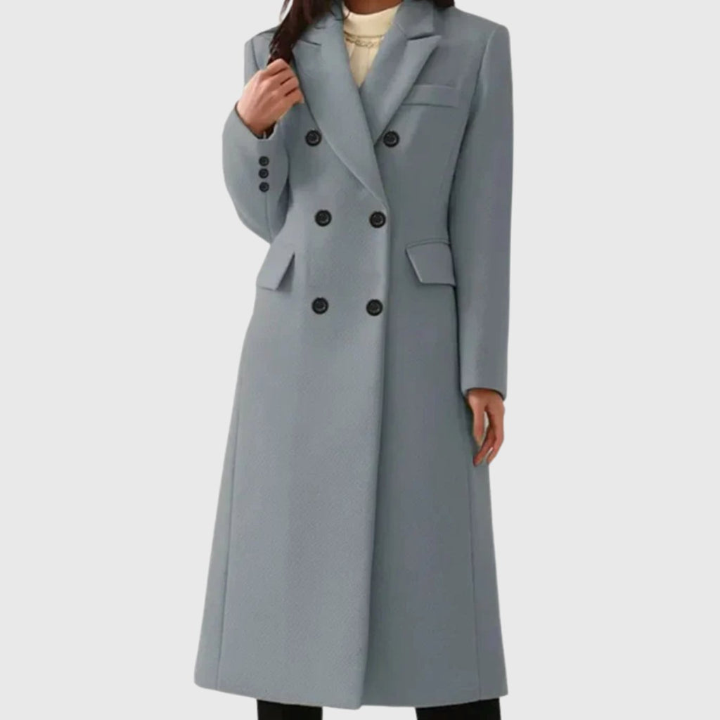 Sophie | Manteau Femme Double Boutonnage Tailleur en Laine