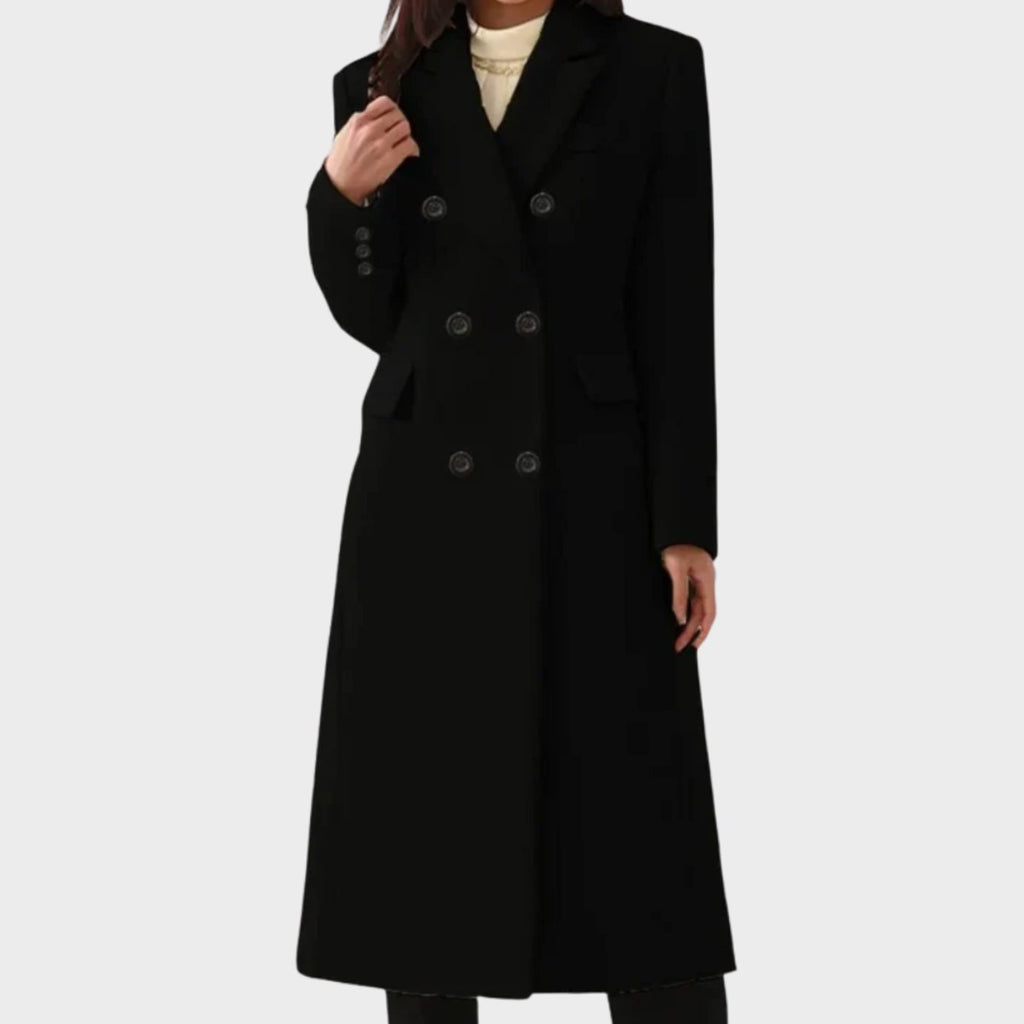 Sophie | Manteau Femme Double Boutonnage Tailleur en Laine