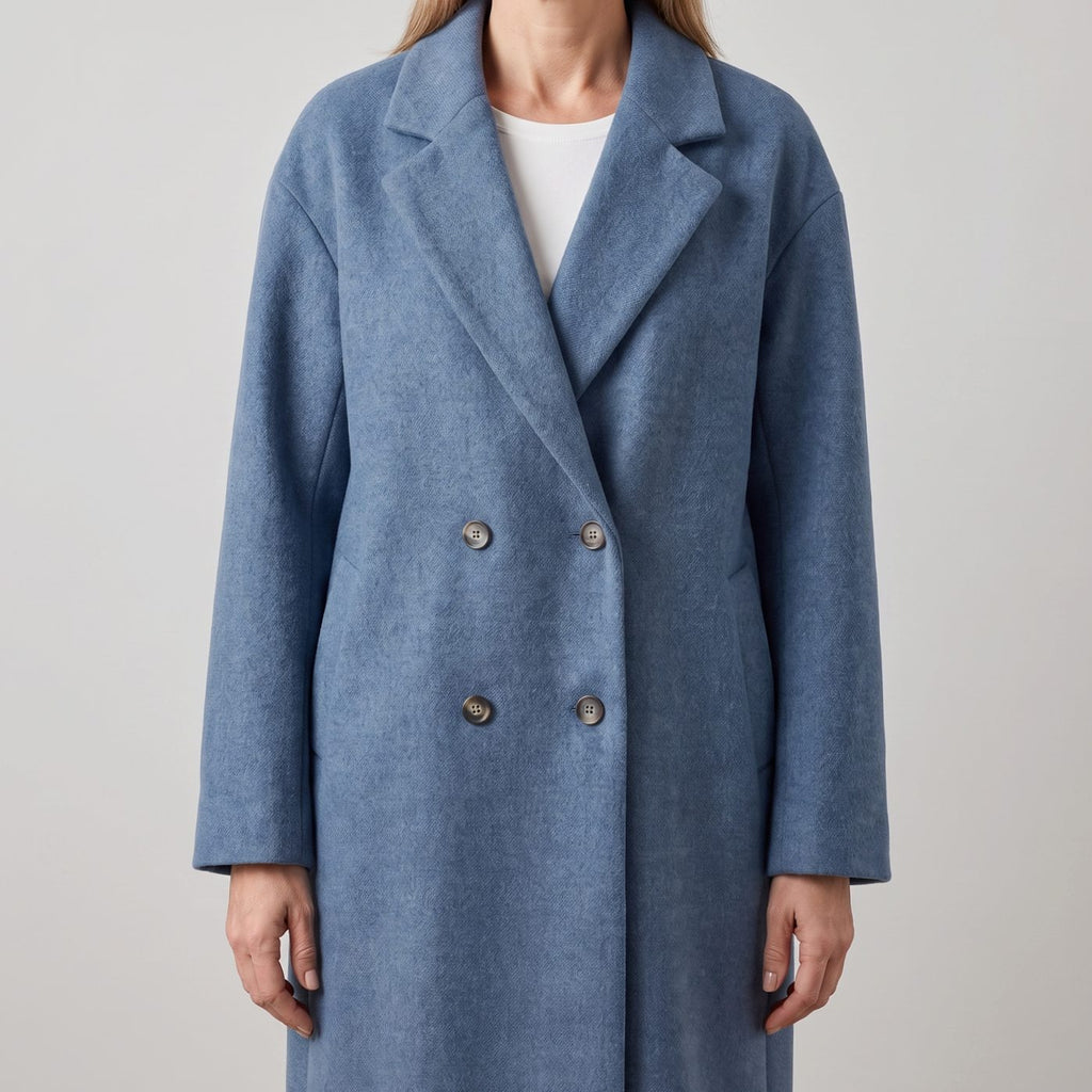 Marie | Manteau femme trench-coat intemporel en mélange de coton