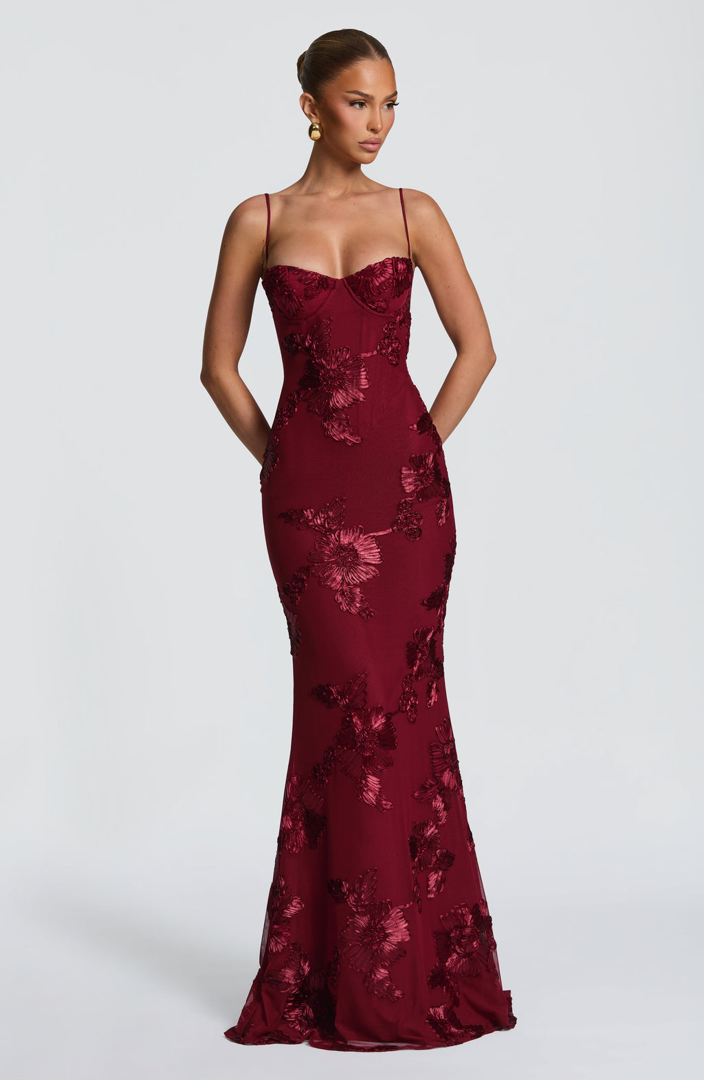 Robe Maxi Femme avec Lacets