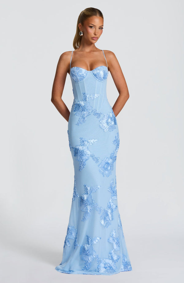 Robe Maxi Femme avec Lacets