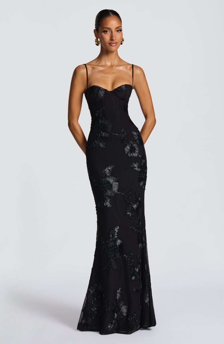 Robe Maxi Femme avec Lacets