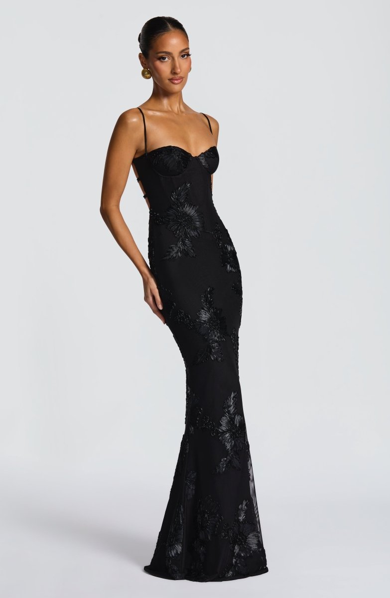 Robe Maxi Femme avec Lacets