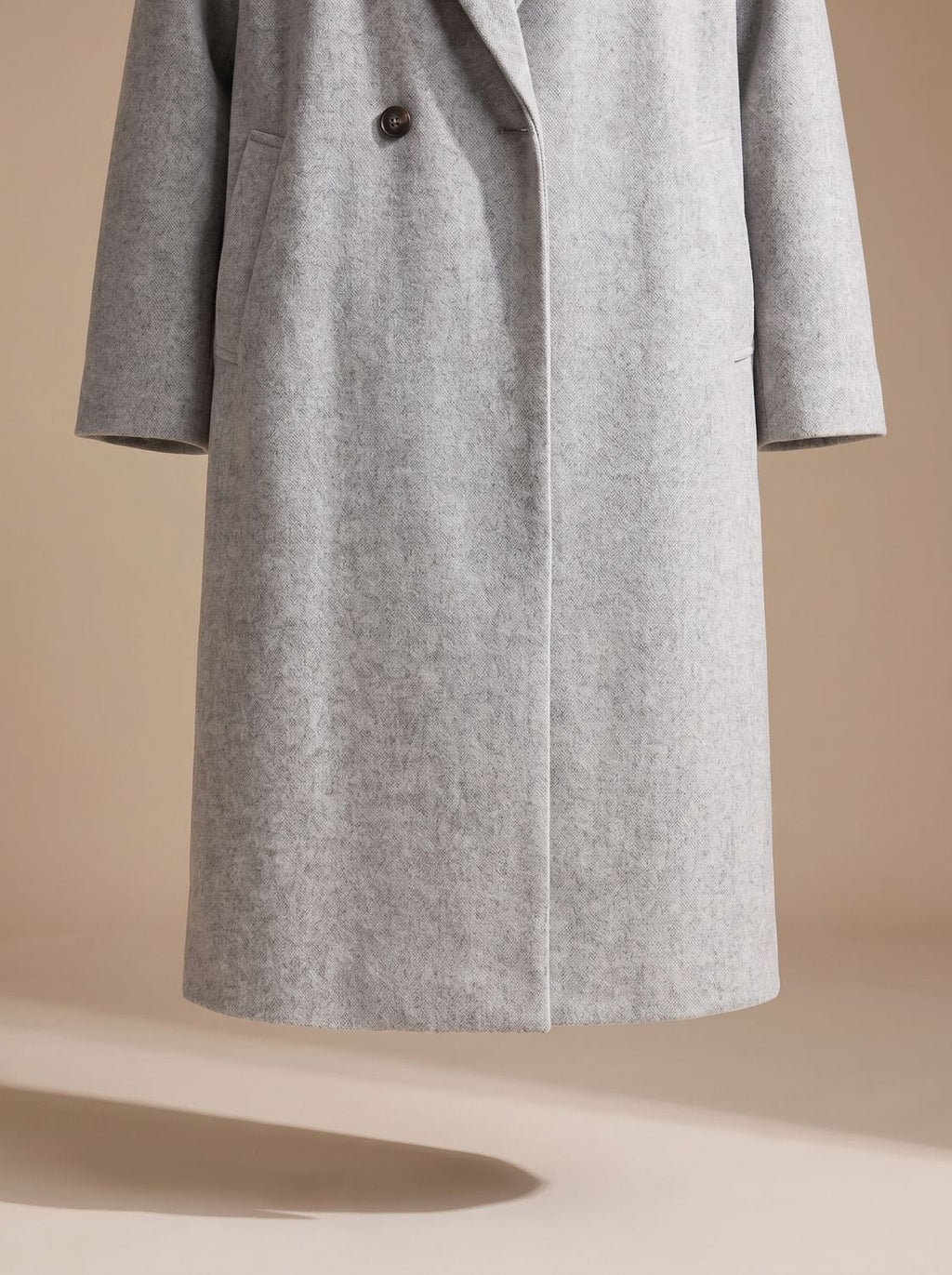 Nora | Manteau long pour femmes en laine classique avec revers