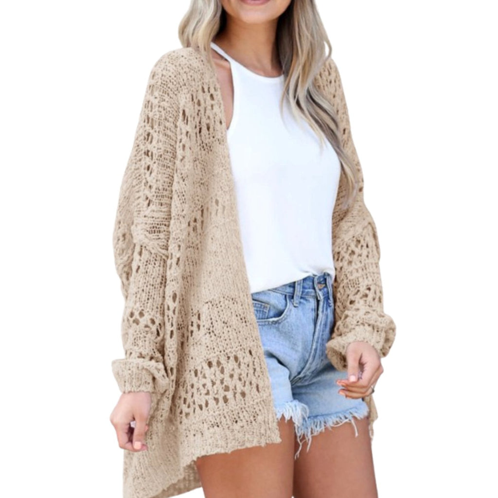 Katharina | Cardigan Boho en Tricot Oversize pour Femmes