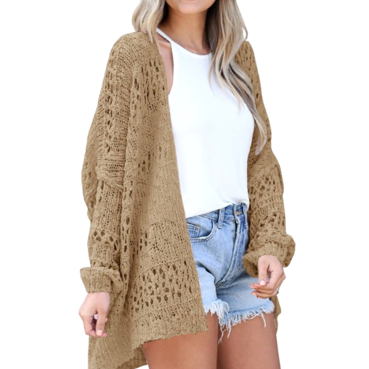 Katharina | Cardigan Boho en Tricot Oversize pour Femmes