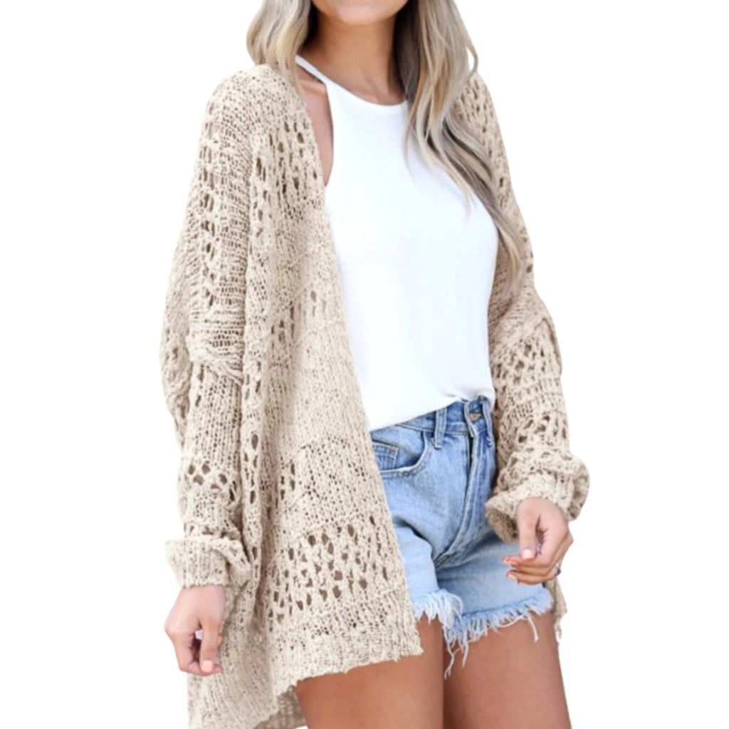 Katharina | Cardigan Boho en Tricot Oversize pour Femmes