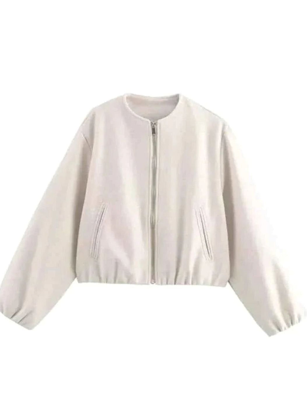 Leonie | Veste bomber oversize pour femmes avec manches ballon et fermeture éclair