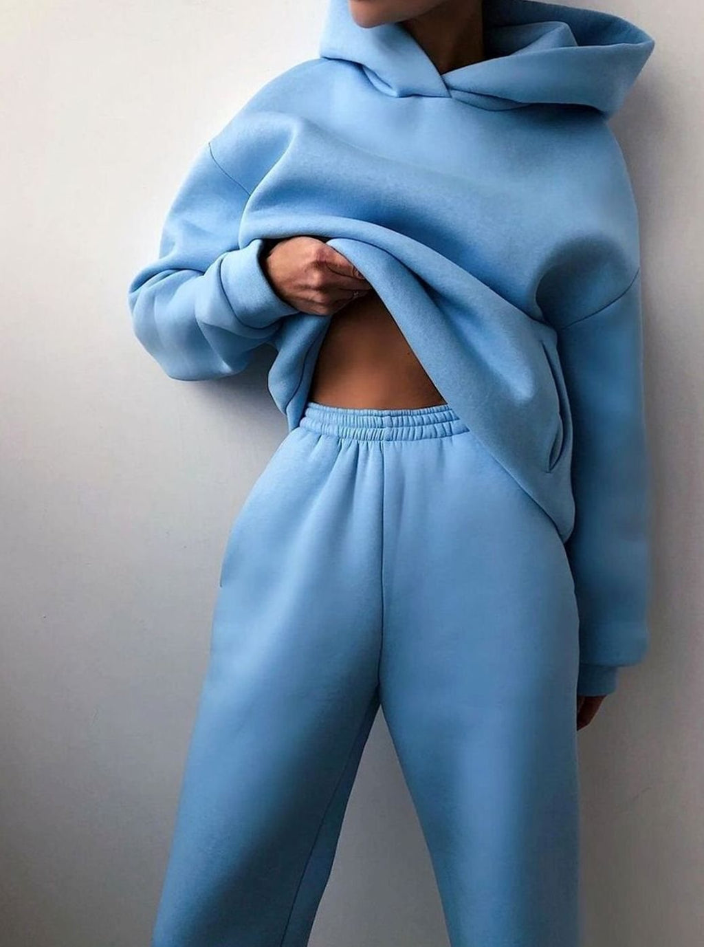 Amelie | Pull à capuche oversized pour femmes avec pantalon de jogging assorti