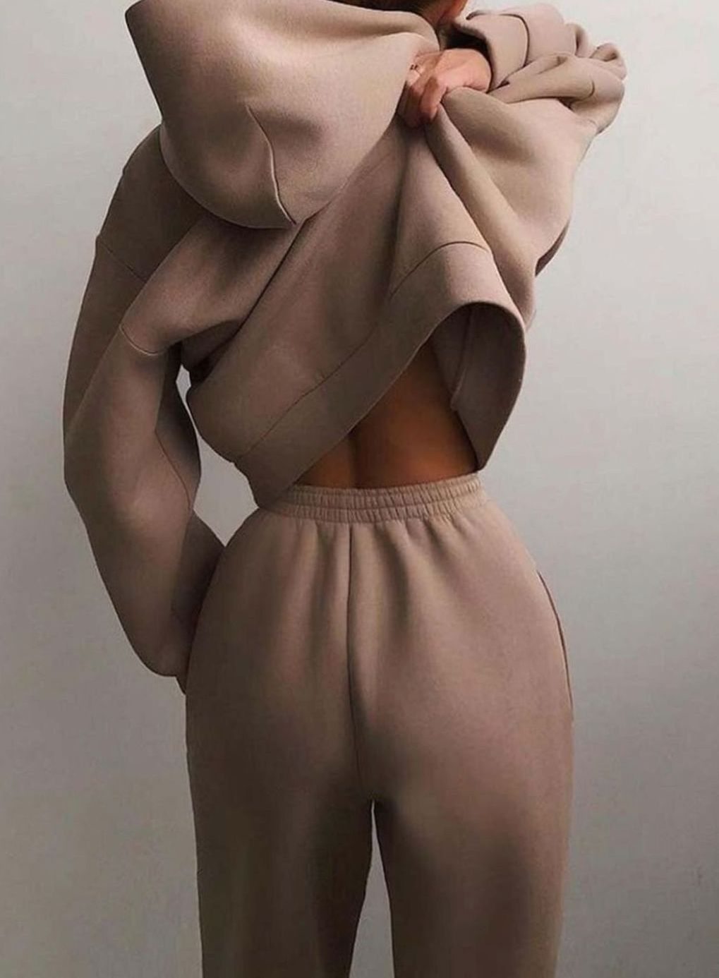 Amelie | Pull à capuche oversized pour femmes avec pantalon de jogging assorti